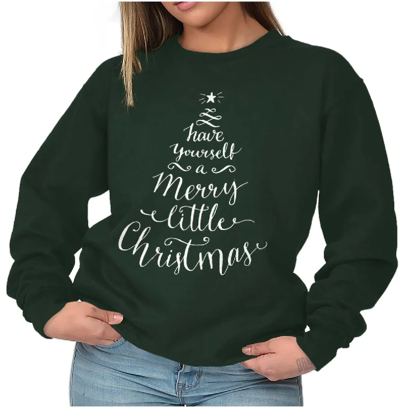 Merry Little Christmas Crewneck Sweatshirt