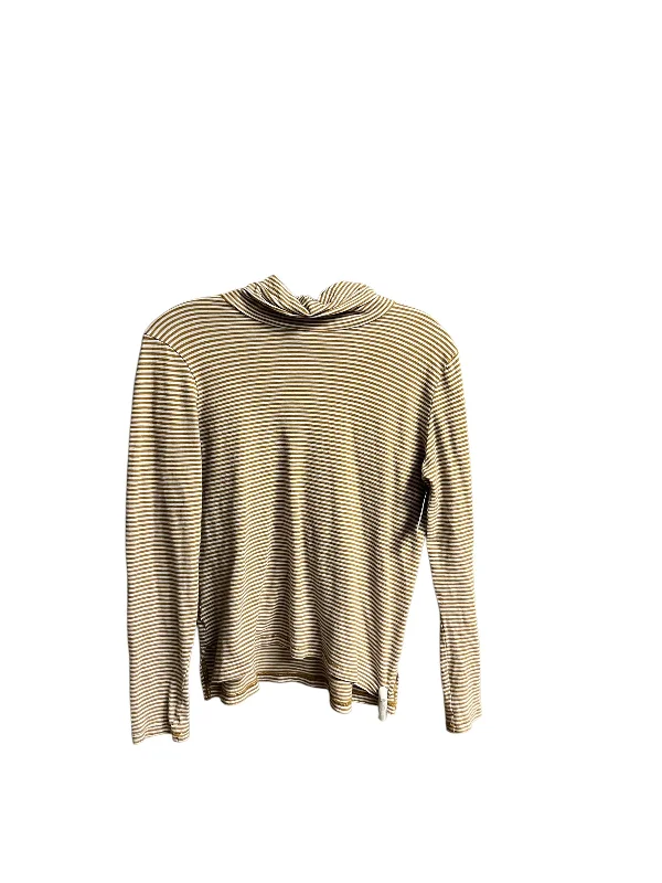 Top Long Sleeve By Madewell In Striped Pattern, Size: Xs