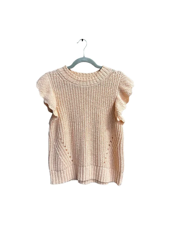 Vest Sweater By Universal Thread In Peach, Size: L